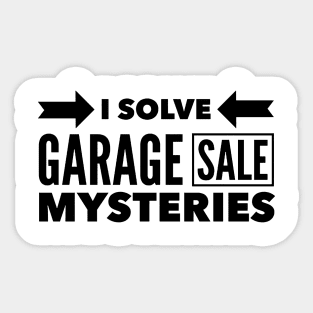 Garage Sale Mistery Sticker